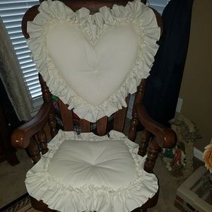 Beautiful Rocking Chair cushions (2)
